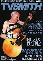 Sex Pistolz - The Red Lion, Ramsgate, Kent 6.12.14
